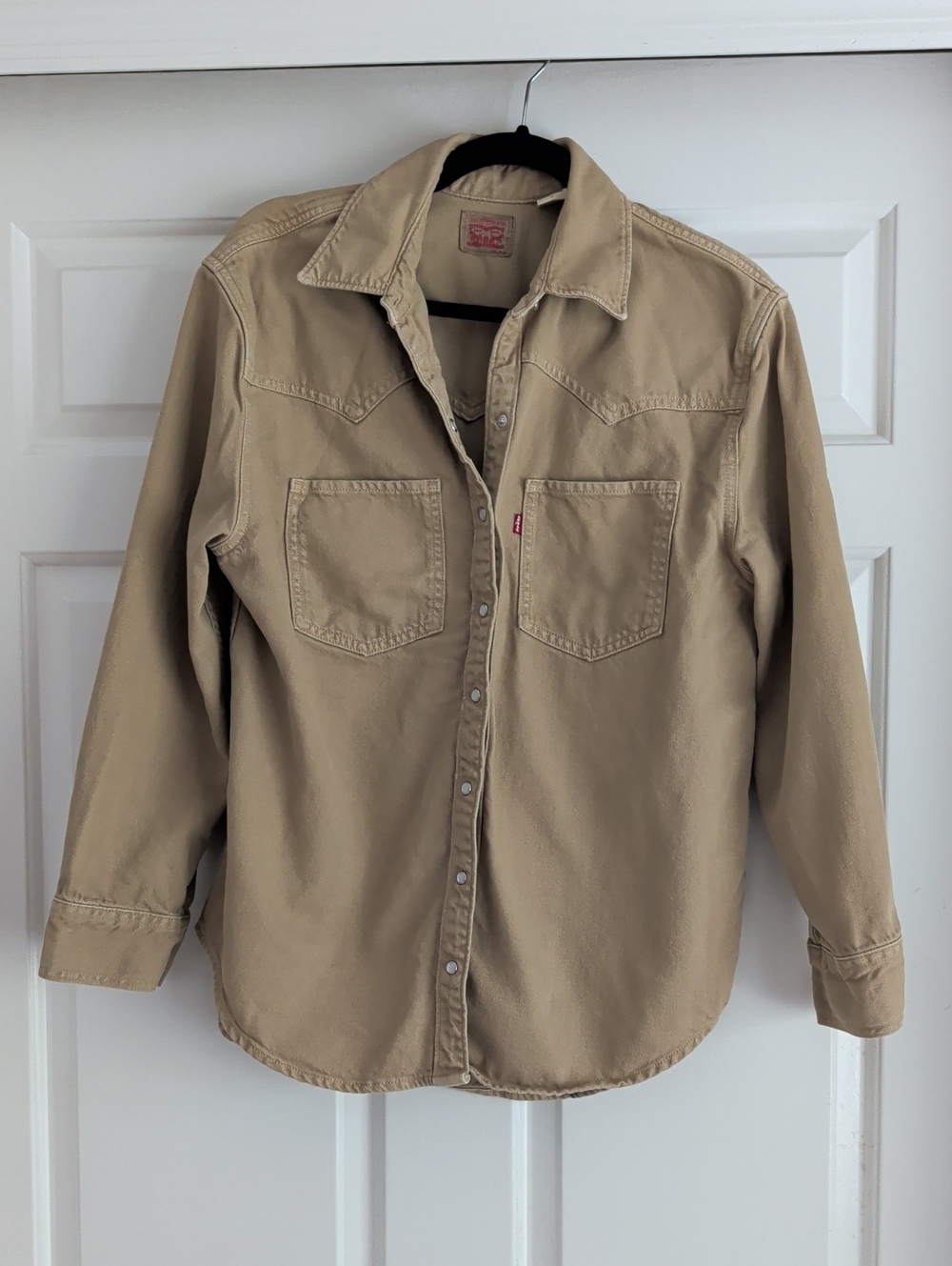 Levi's Tan Western Workshirt Button Down